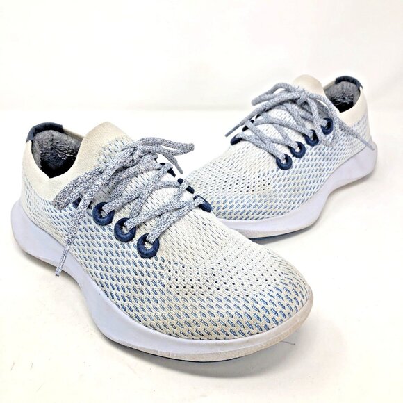 Allbirds Shoes Womens 8.5 Tree Dasher Geyser Light Blue Walking Sneaker Comfort - Picture 1 of 14